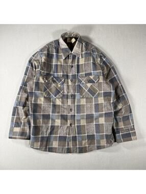 Vintage 70s Sears Fieldmaster lined flannel shirt
